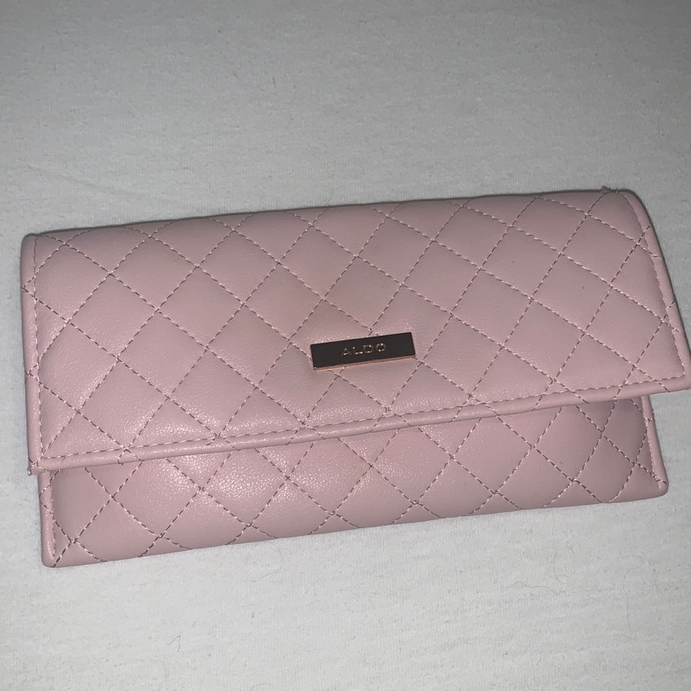 Aldo baby pink wallet